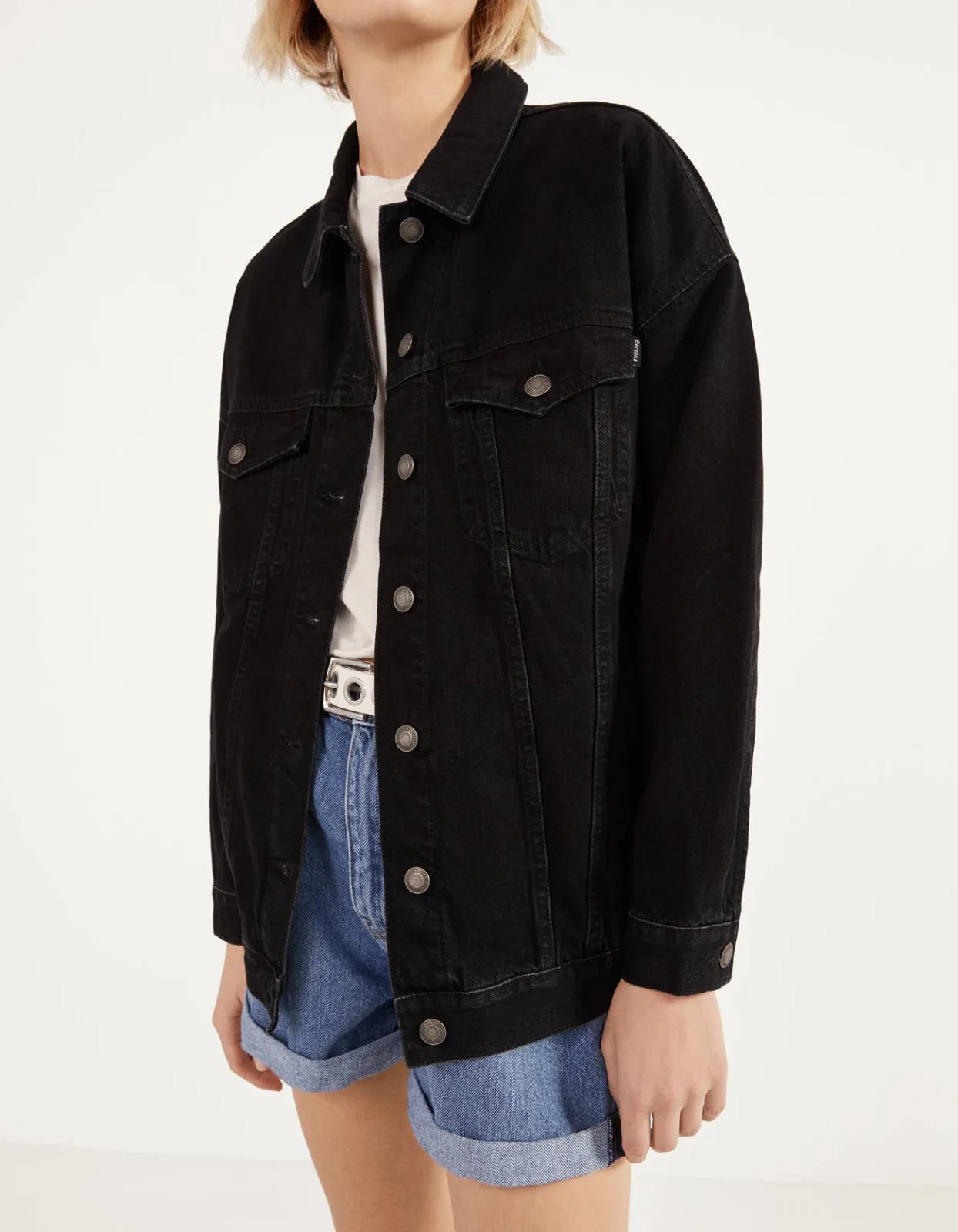 Oversize-Jeansjacke