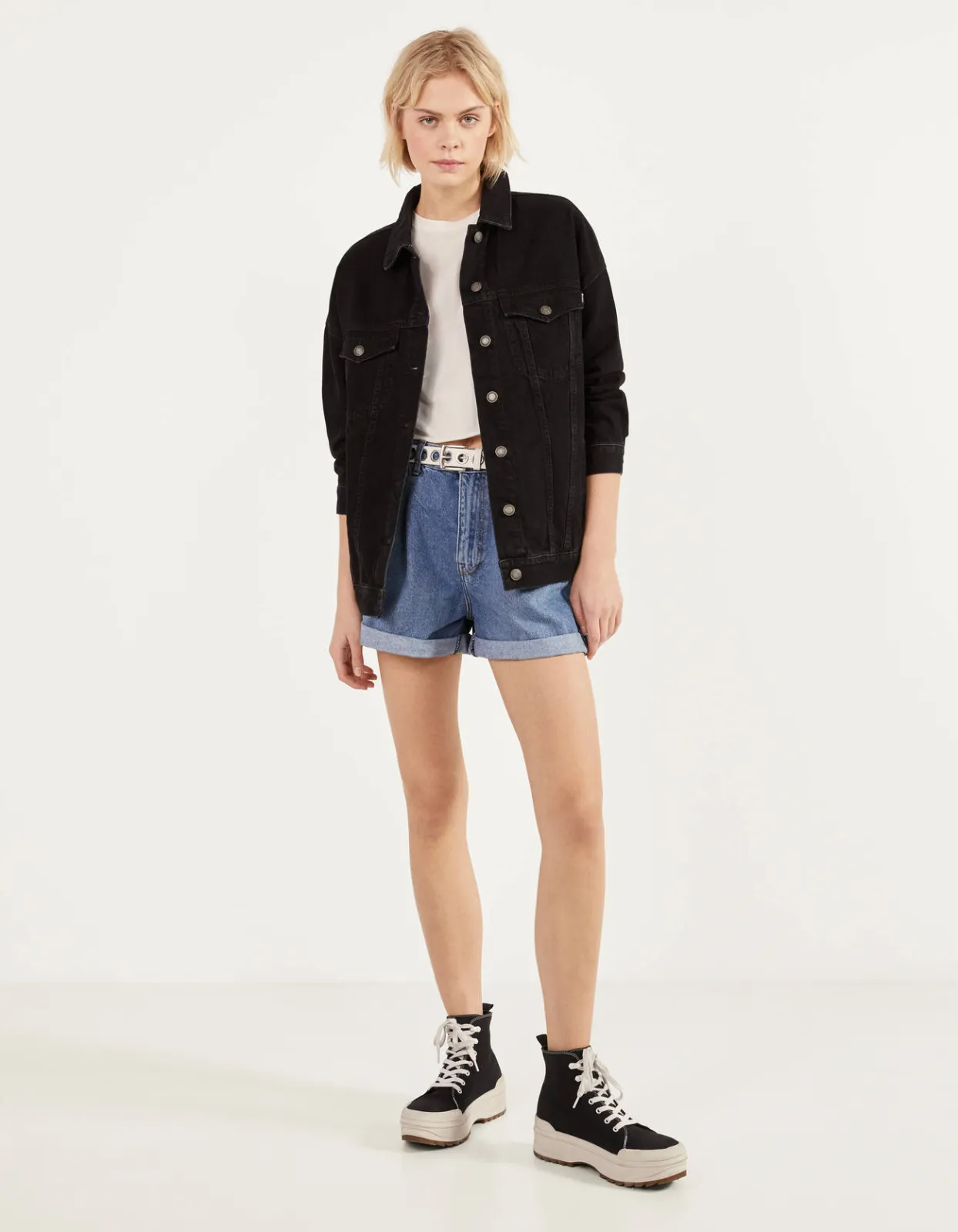 Oversize-Jeansjacke