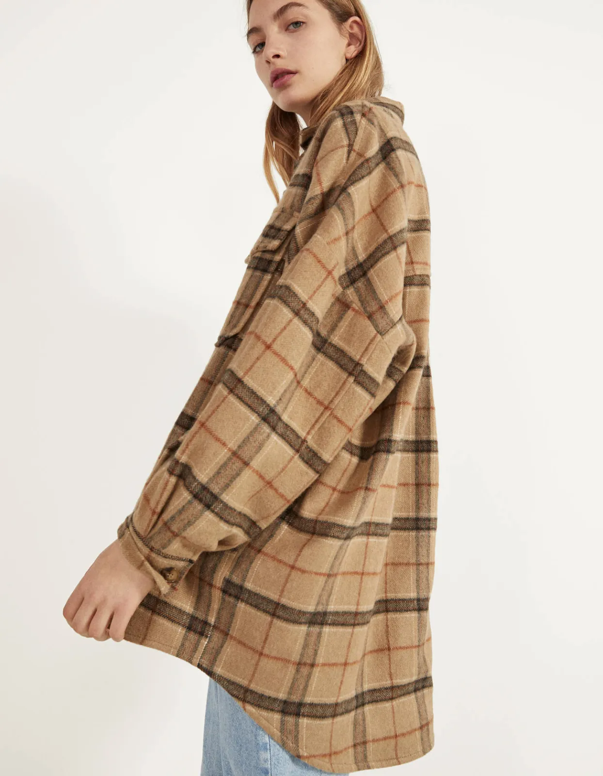 Hemdjacke mit Karomuster