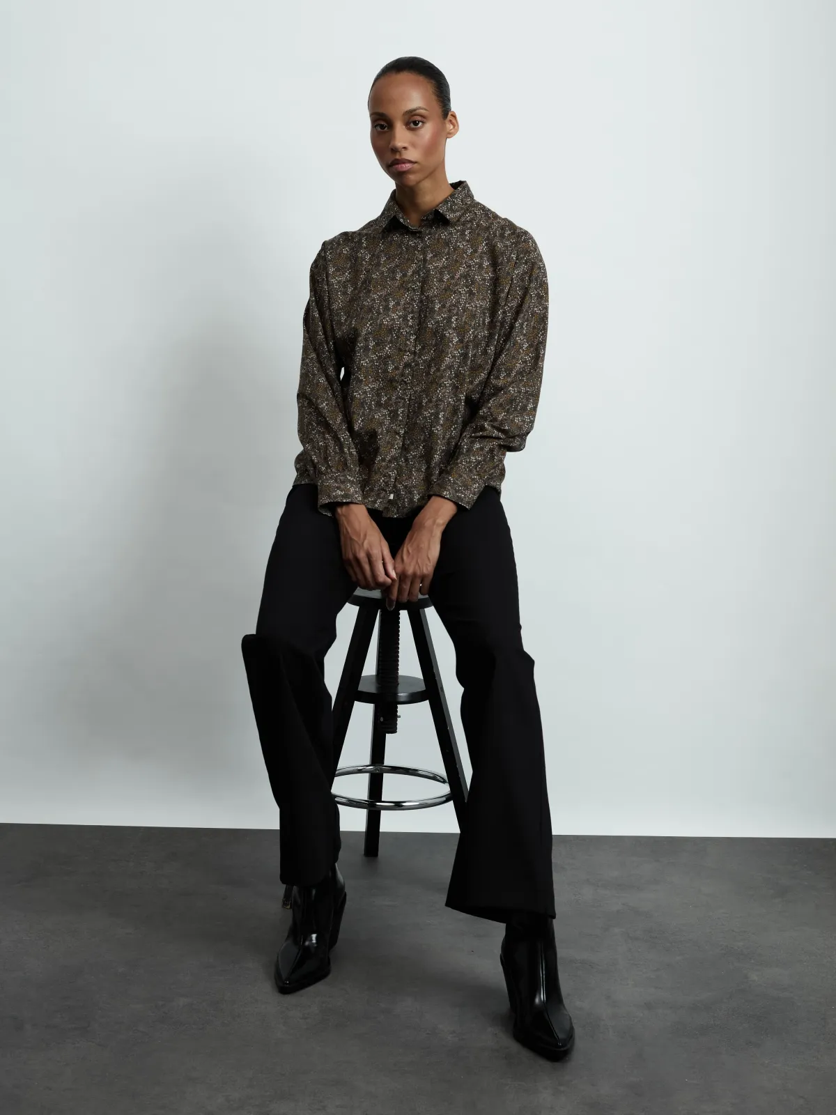 Farbige Hemdjacke aus Denim