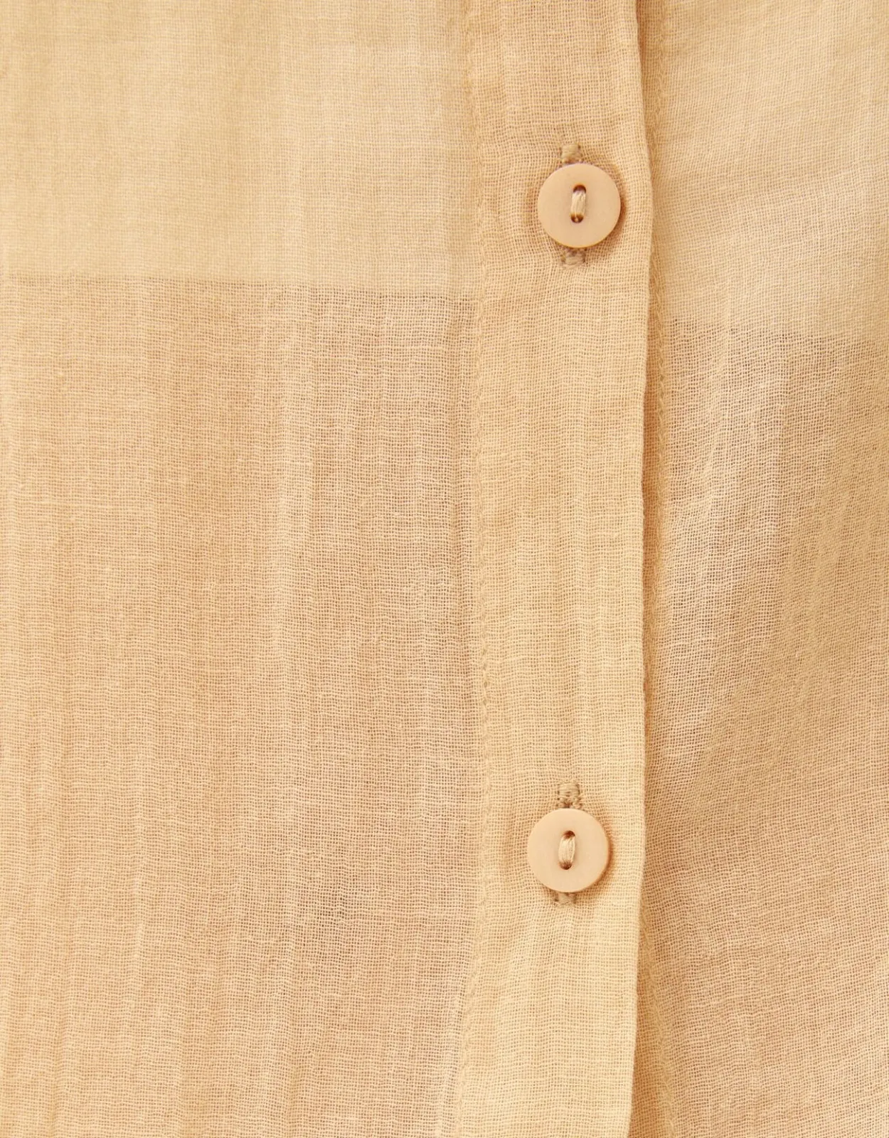 Oversize-Langarmhemd im rustikalen Look