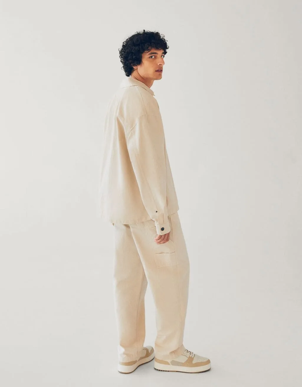 Baumwolljacke mit Reißverschluss