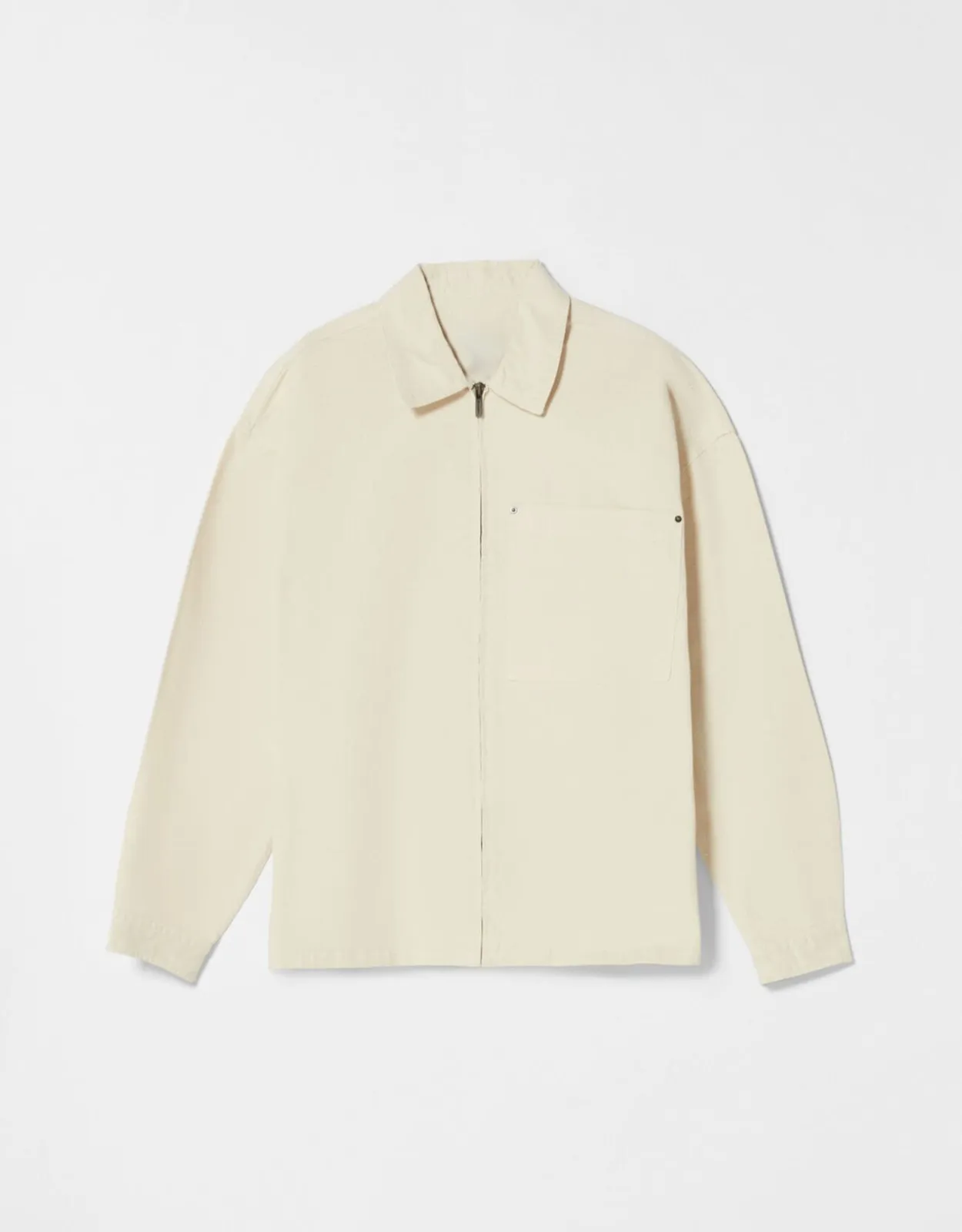 Baumwolljacke mit Reißverschluss