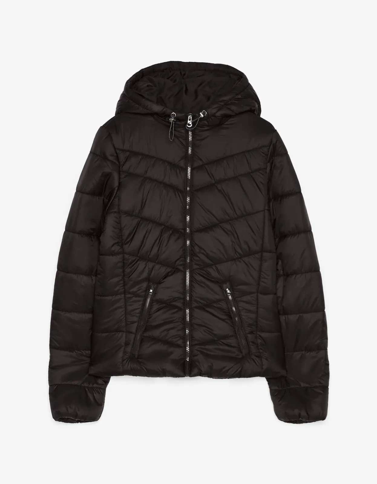 Steppjacke mit Kapuze